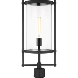 C&M by Chapman & Myers Eastham 1 Light 22.5 inch Textured Black Outdoor Post Lantern