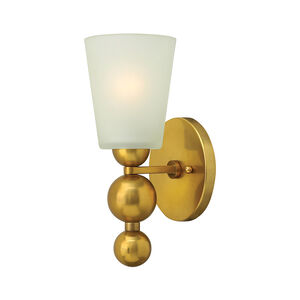 Zelda 1 Light 6 inch Vintage Brass Sconce Wall Light