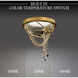Forever Revere LED 11.75 inch Heirloom Gold Flush Mount Ceiling Light