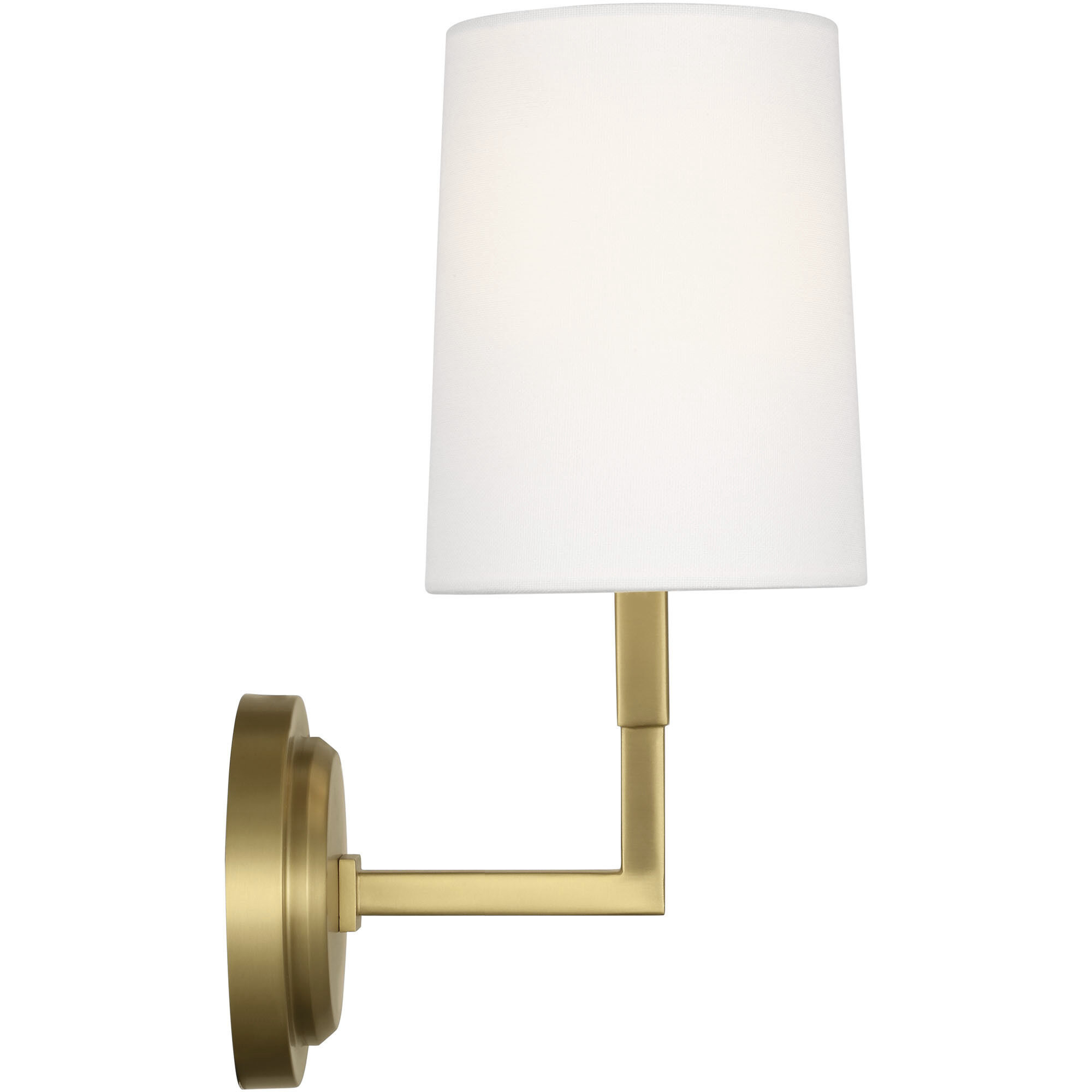 TOB by Thomas O'Brien Danica Sconce Wall Light in Burnished Brass