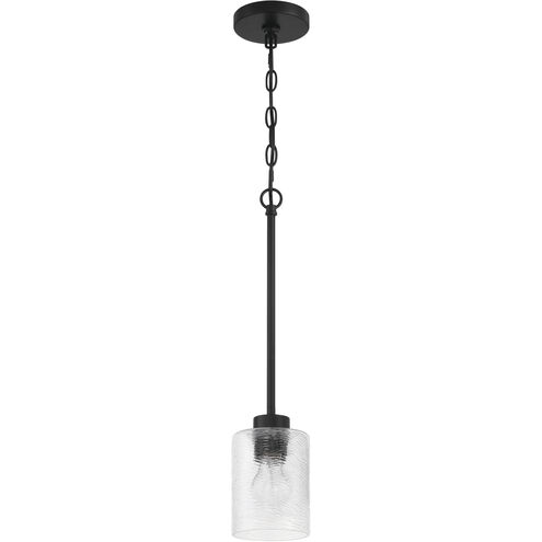 Lyndsey 1 Light 5 inch Flat Black Mini Pendant Ceiling Light
