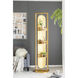 Full 78.7 X 18.1 inch Gold Mirror