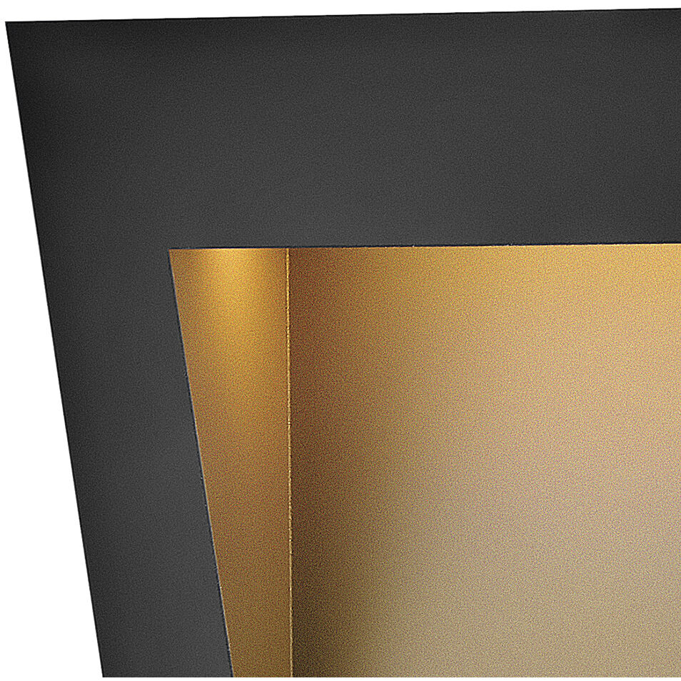 Coastal Elements Taper LED 7 inch Textured Black Outdoor Wall Mount