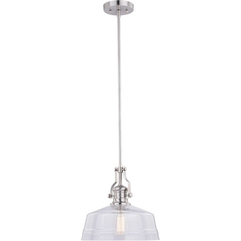 Beloit LED 12 inch Satin Nickel Pendant Ceiling Light