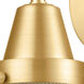 Caden LED 9 inch Satin Gold Sconce Wall Light
