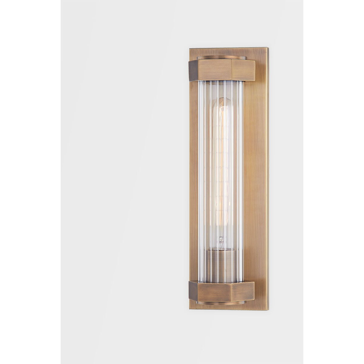 Godfrey 1 Light 5 inch Patina Brass ADA Wall Sconce Wall Light