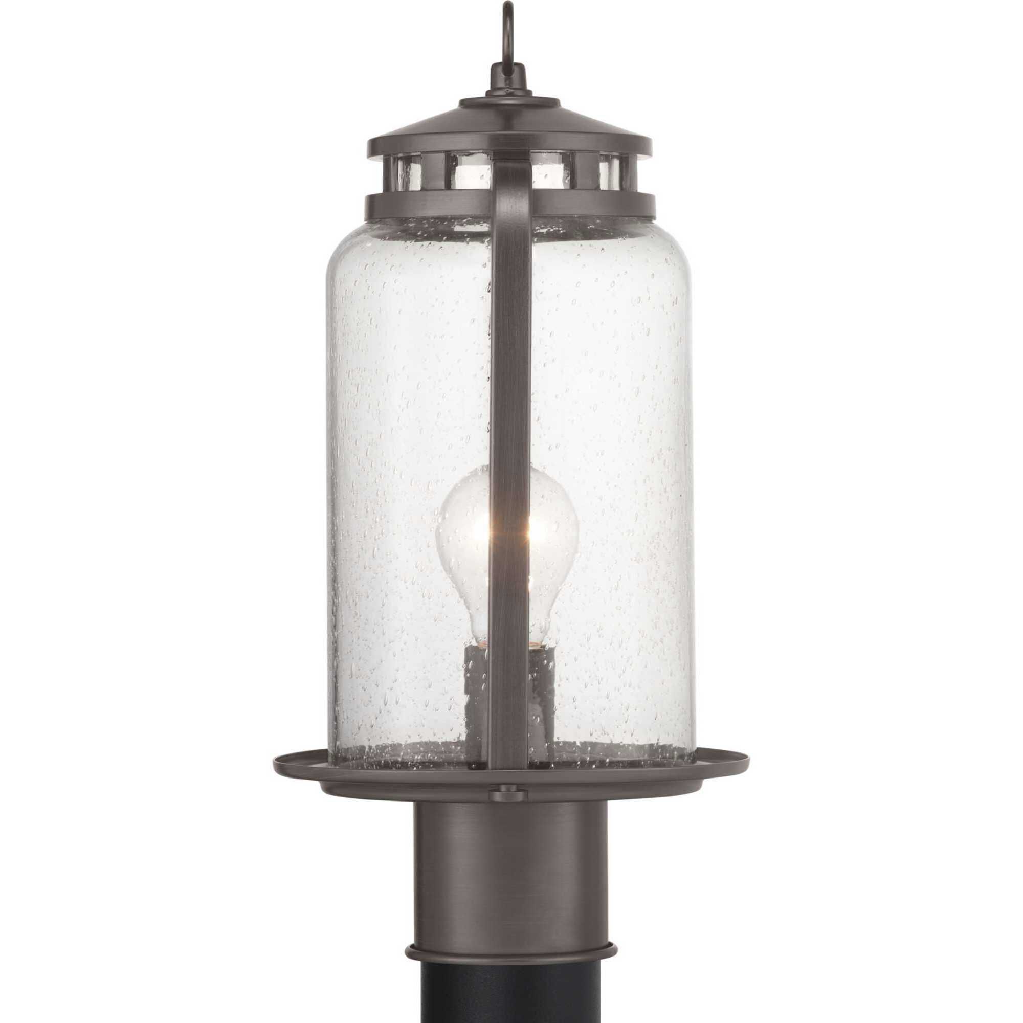 Botta 1 Light 16 inch Antique Bronze Outdoor Post Lantern