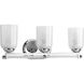 Duffy 3 Light 22.63 inch Polished Nickel Bath Vanity Wall Light, Design Series
