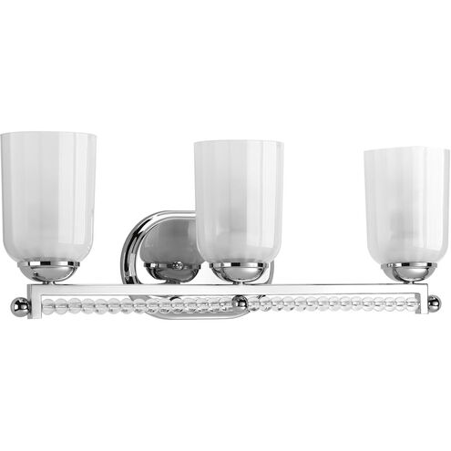 Duffy 3 Light 22.63 inch Polished Nickel Bath Vanity Wall Light, Design Series
