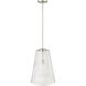 Saben 1 Light 14 inch Brushed Nickel Indoor Pendant Ceiling Light