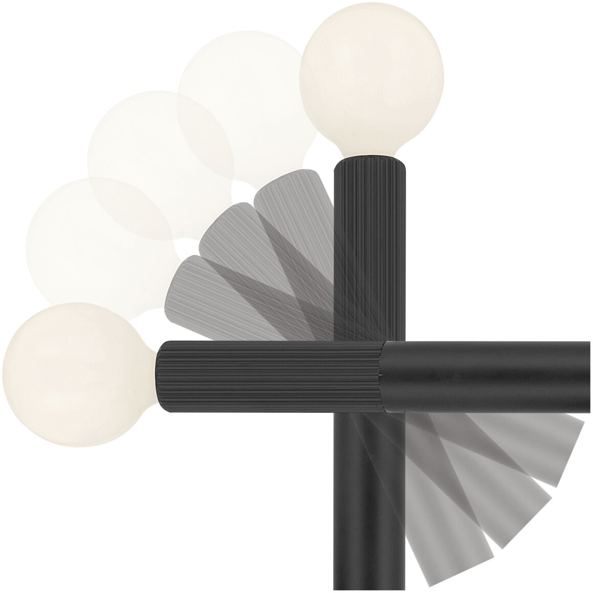 Odensa LED Black Wall Sconce Wall Light