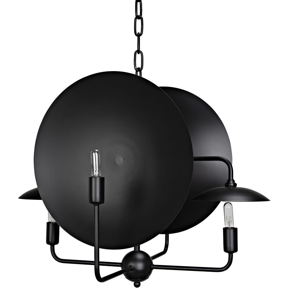 Satellite 4 Light 23 inch Matte Black Pendant Ceiling Light