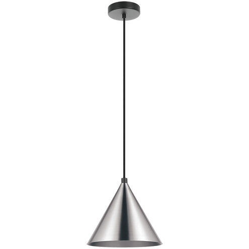 Narices 1 Light 8.66 inch Structured Black Mini Pendant Ceiling Light