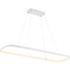 Ravello LED 13 inch Matte White Pendant Ceiling Light