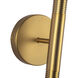 Alora Mood Arden LED 6 inch Brushed Gold Bath Vanity Light Wall Light