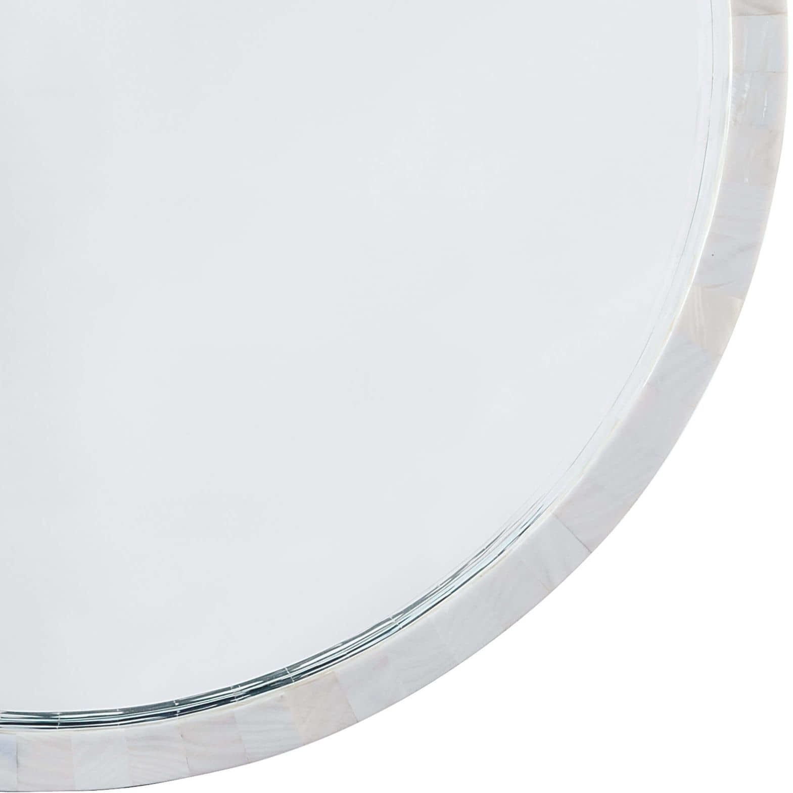 Mother of Pearl 30 X 30 inch Natural Mirror, Medium