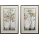 Landscapes Green and Orange and Red and Brown Framed Art, Propac