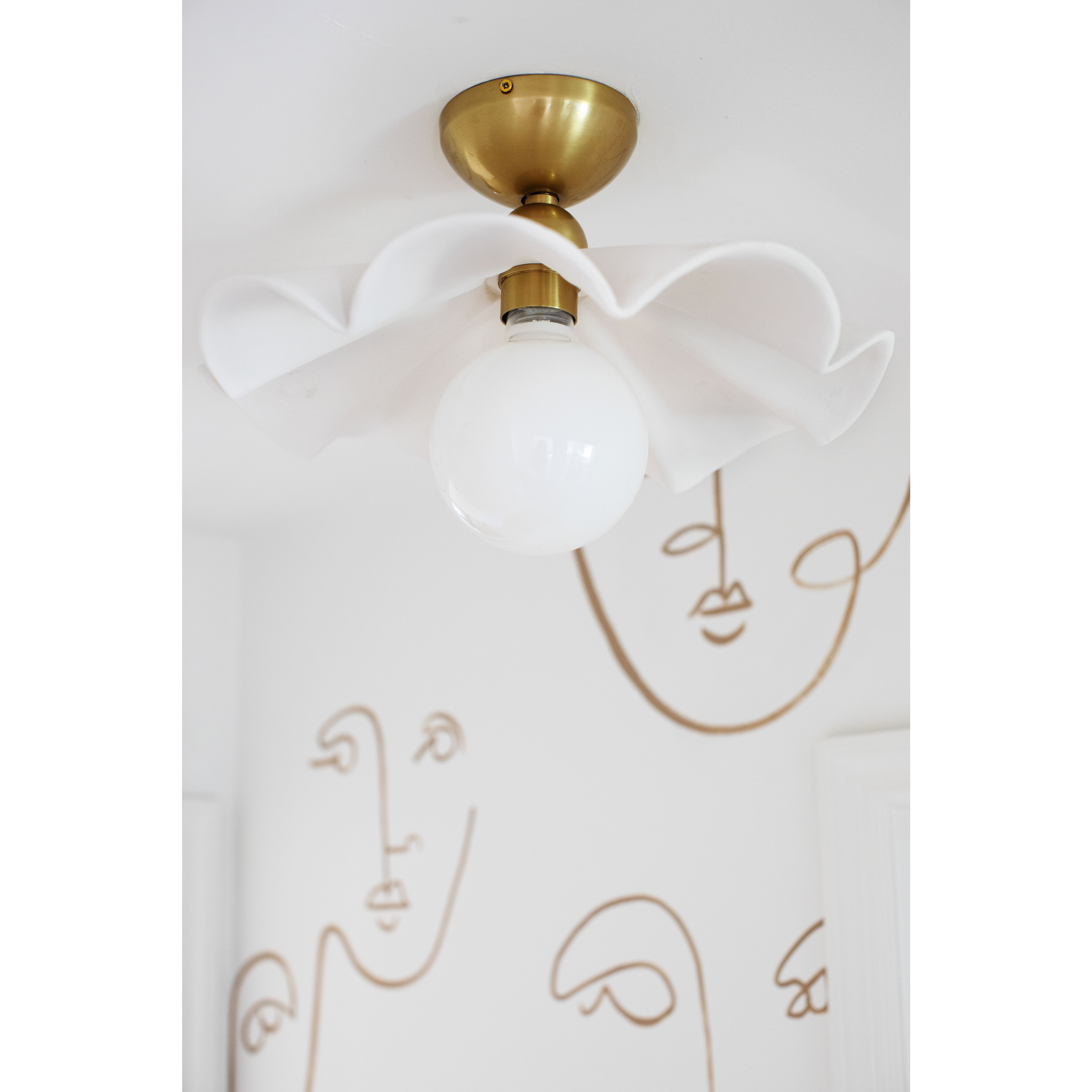 Maisie 1 Light 16 inch Aged Brass Pendant Ceiling Light