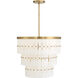 Coronelle 9 Light 26 inch Legacy Brass Pendant Ceiling Light