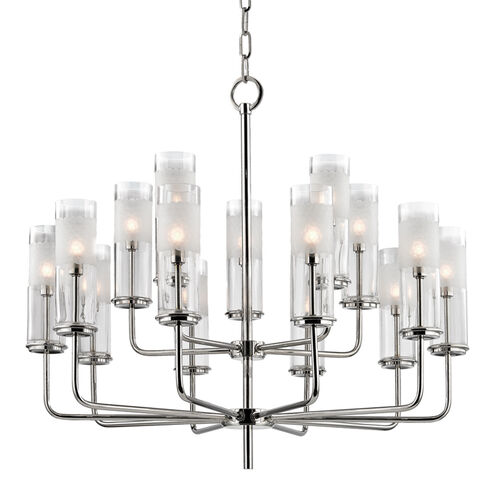 Wentworth 15 Light 29.75 inch Polished Nickel Chandelier Ceiling Light