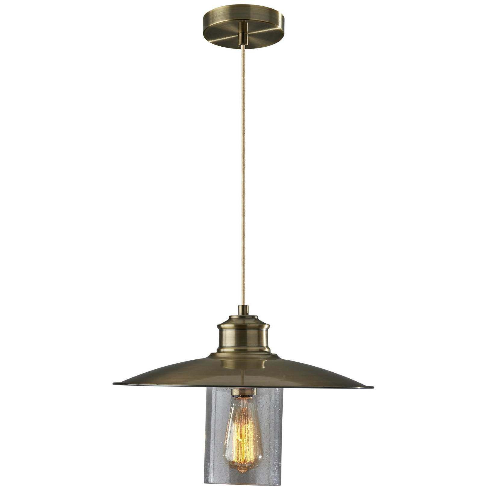 Kieran 15 inch Antique Brass Pendant Ceiling Light