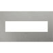 Adorne Brushed Stainless Steel Wall Plate, 4-Gang 