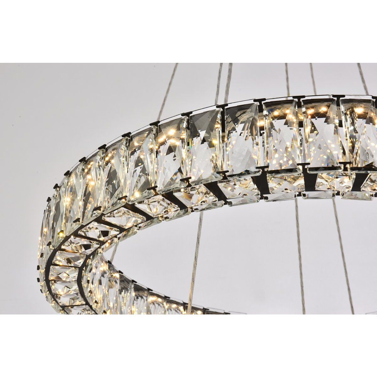 Monroe 2 Light 24 inch Black Pendant Ceiling Light