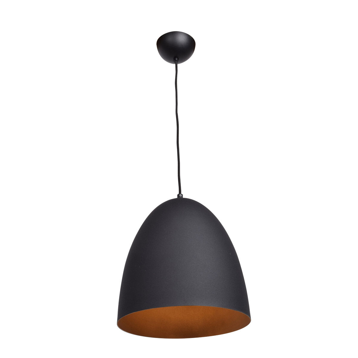 Liberty 1 Light 12 inch Matte Black Outer and Matte Gold Inner Pendant Ceiling Light