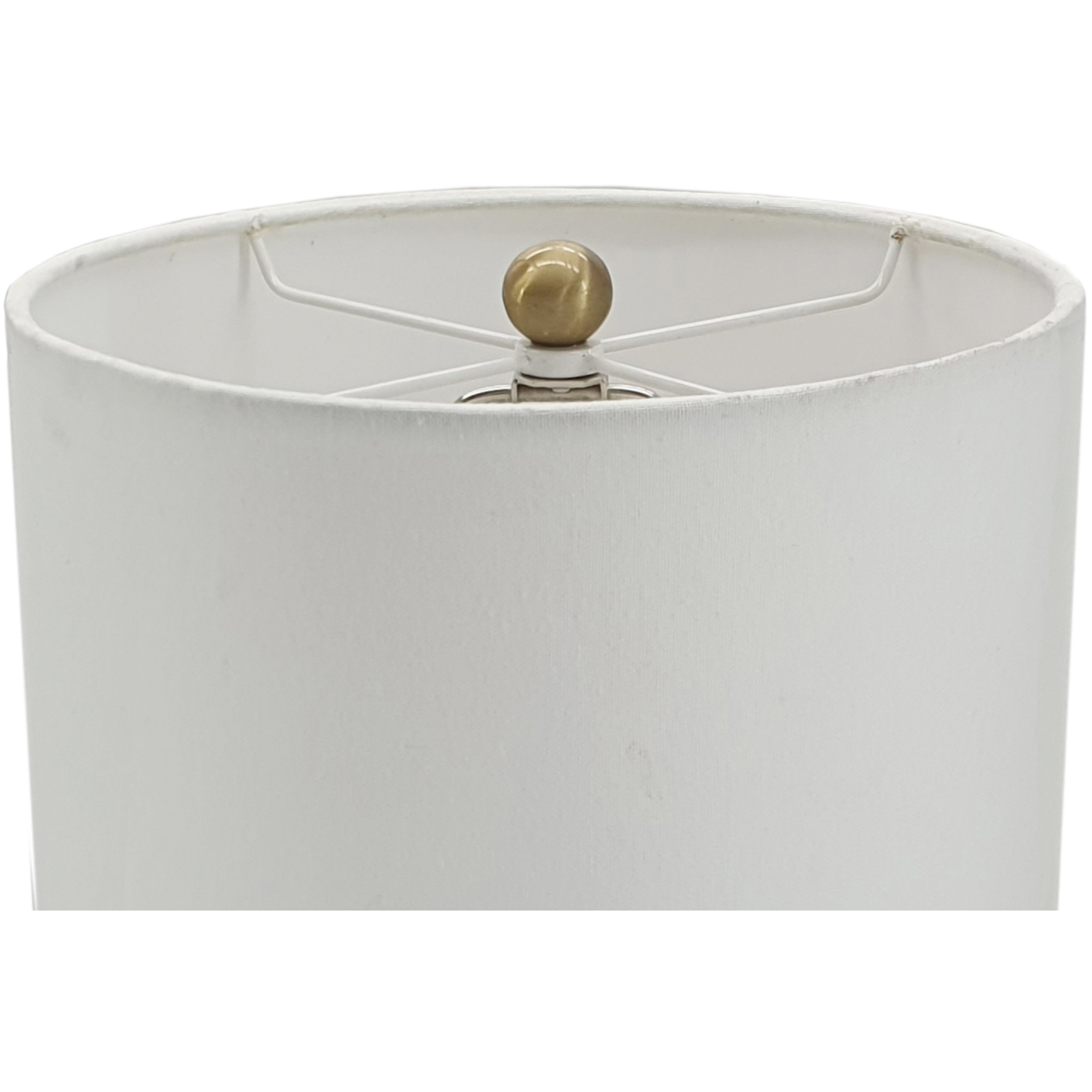 Peraro 34 inch 60 watt Black/Gold/White Table Lamp Portable Light