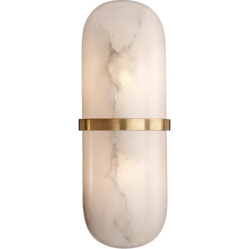 Kelly Wearstler Melange LED 4.25 inch Antique-Burnished Brass Sconce Wall Light