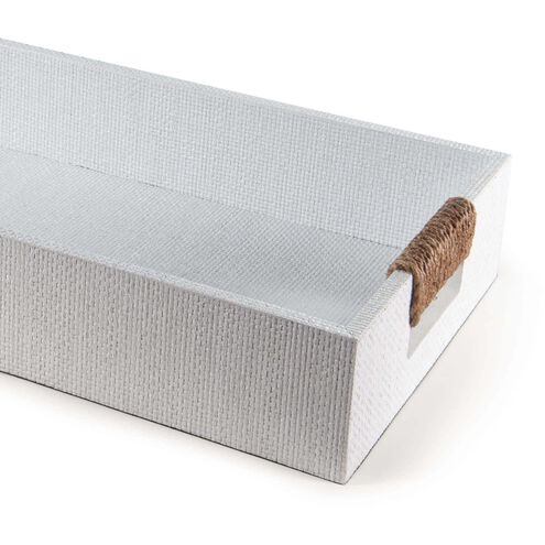 Logia White Serving Tray, Small