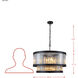 Double Take 14 Light 30 inch Heritage Black Pendant Ceiling Light