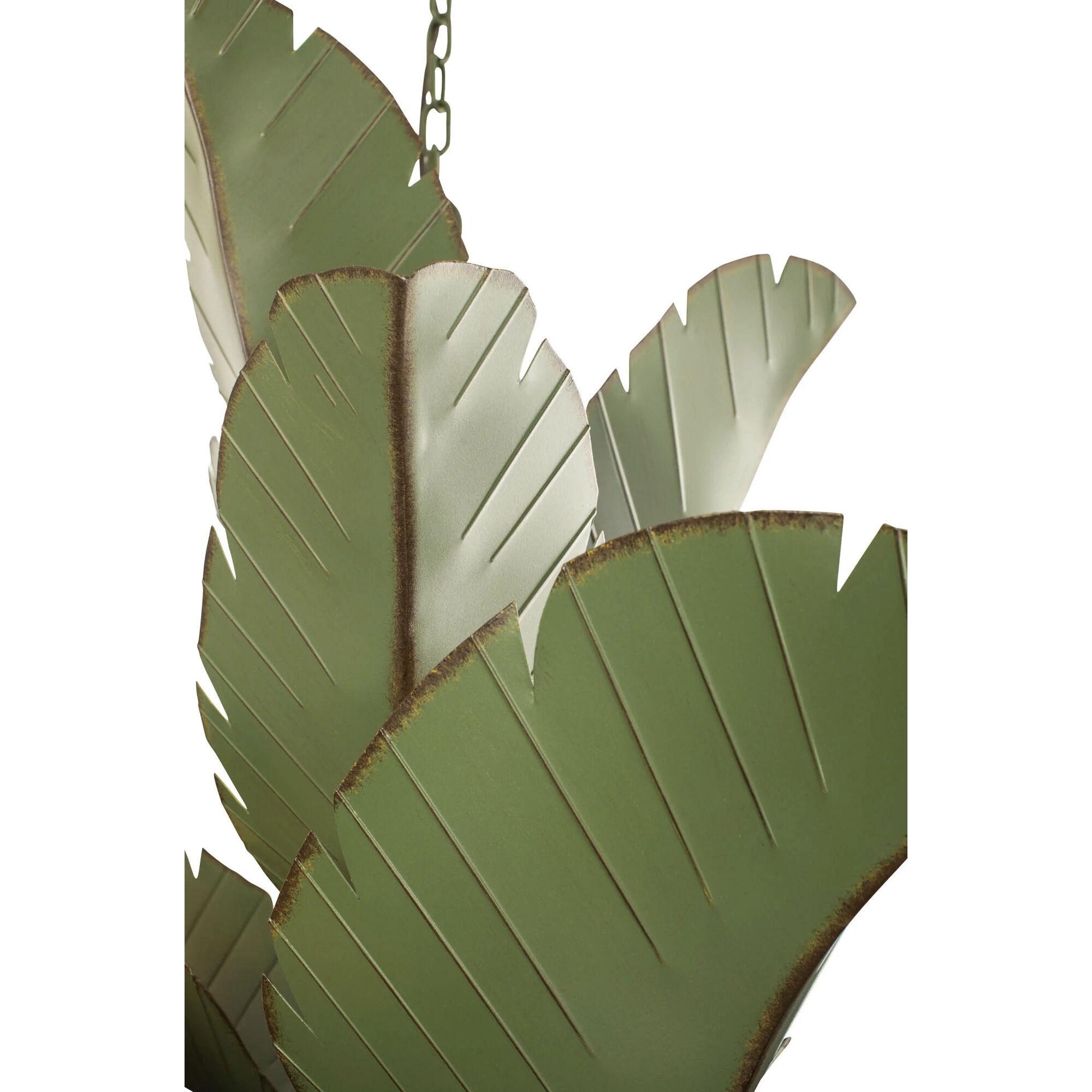 Banana Leaf 12 Light 44 inch Banana Leaf Chandelier Ceiling Light