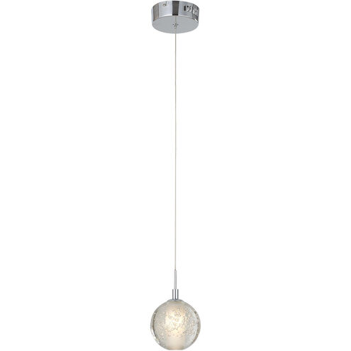Canada 1 Light 5 inch Chrome Single Pendant Lighting Ceiling Light