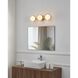 Parker 3 Light 24 inch Brushed Nickel Vanity Light Wall Light