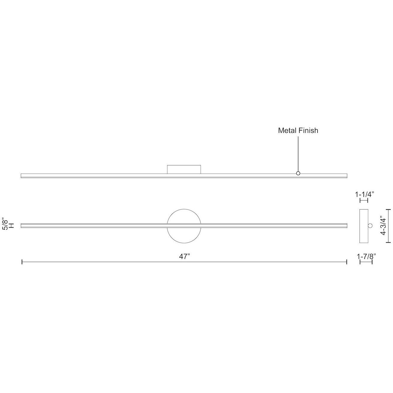 Chute Wall Sconce Wall Light in White