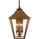 Sean Lavin Galena 4 Light 25.38 inch Natural Copper Outdoor Wall Lantern