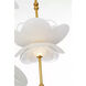 Barbara Barry Petaluma LED 32 inch Soft Lacquered Brass Cascading Chandelier Ceiling Light