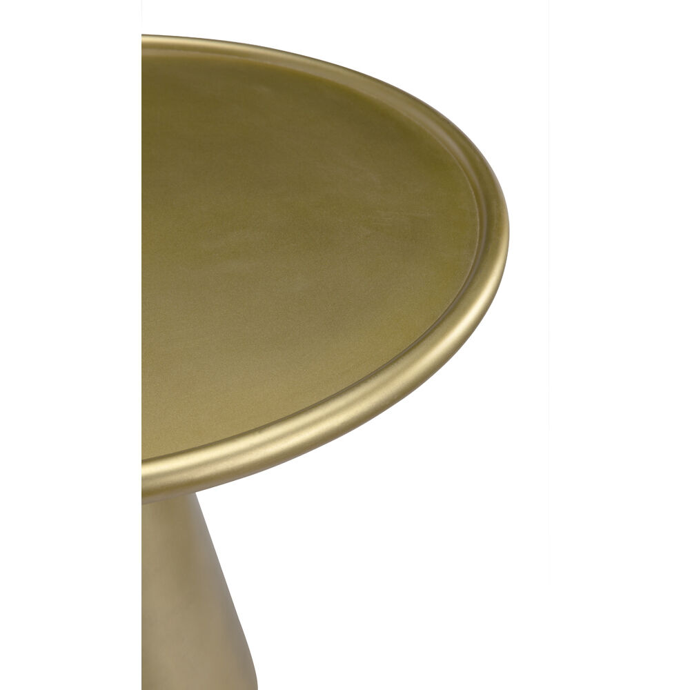 Hiro 17 X 17 inch Antique Brass Side Table, Short