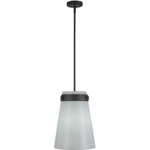 Dahlia 1 Light 12 inch Black Pendant Ceiling Light