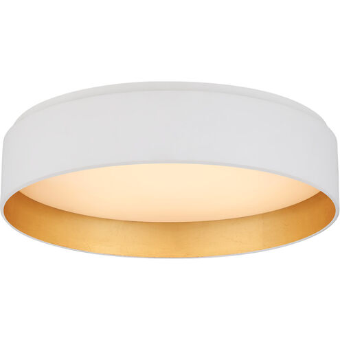 Shaw LED 14 inch Matte White Flush Mount Ceiling Light, Medium