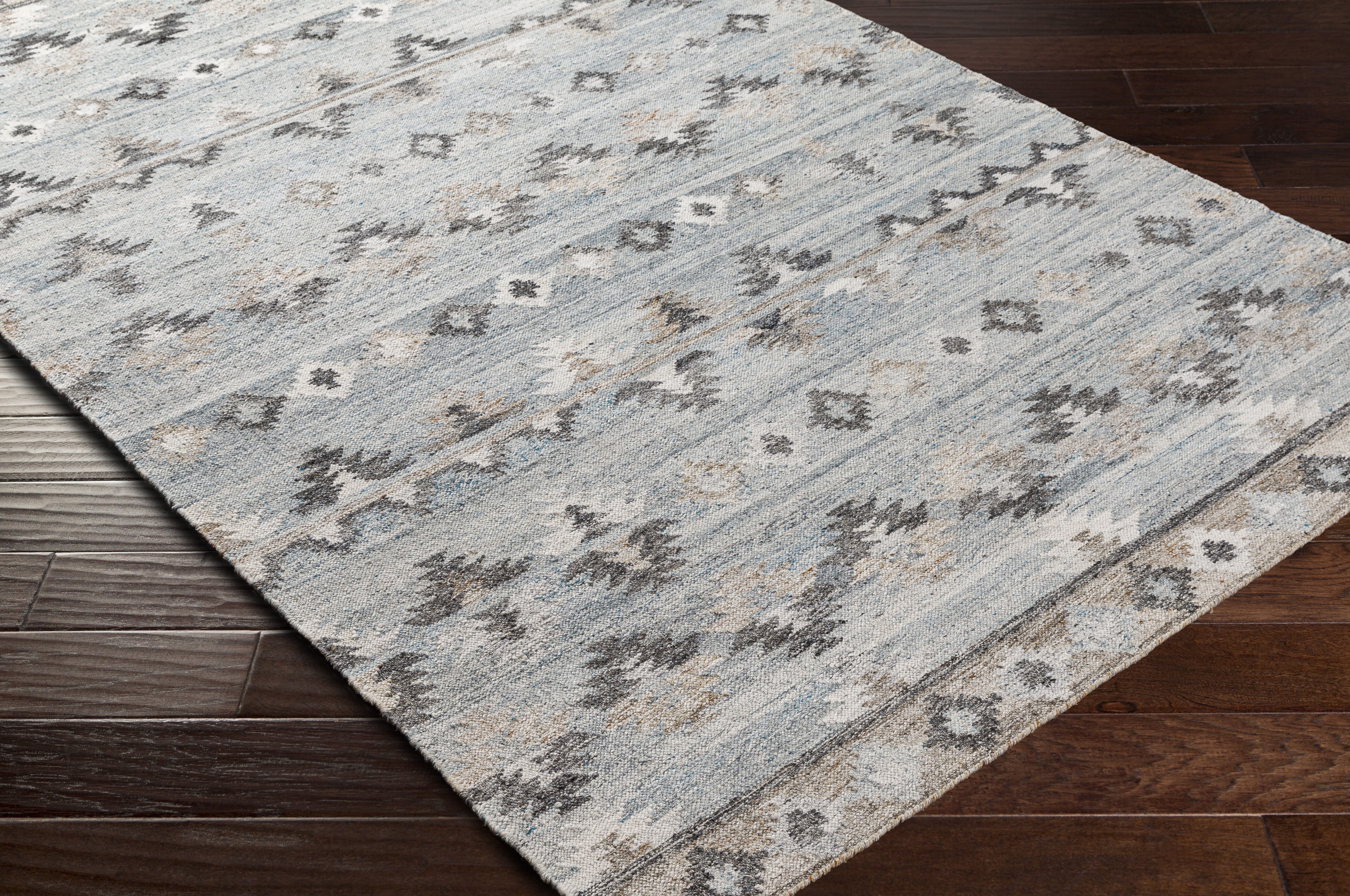 Alyssa 120 X 96 inch Light Grey Rug, Rectangle
