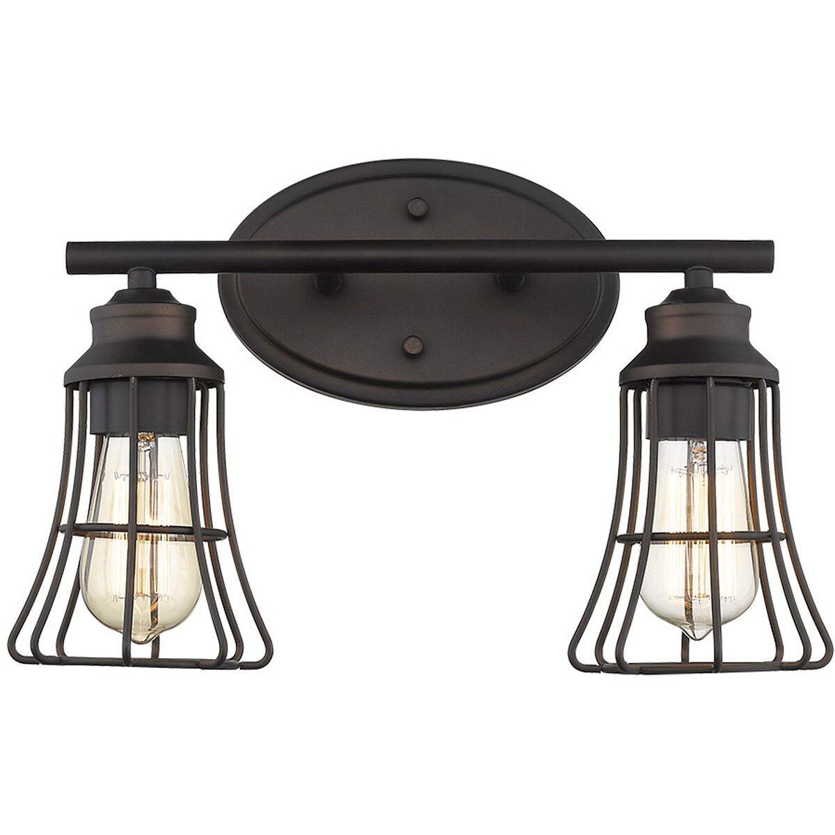 Piers 2 Light 16 inch Oil-Rubbed Bronze Vanity Light Wall Light