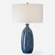 Bixby 28.75 inch 150.00 watt Blue Glaze and Antique Brass Table Lamp Portable Light