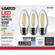 Lumos LED Medium Medium 4.00 watt 3000K LED Filament