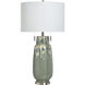 Rovine 33 inch 60 watt Rovine Sage and White Table Lamp Portable Light