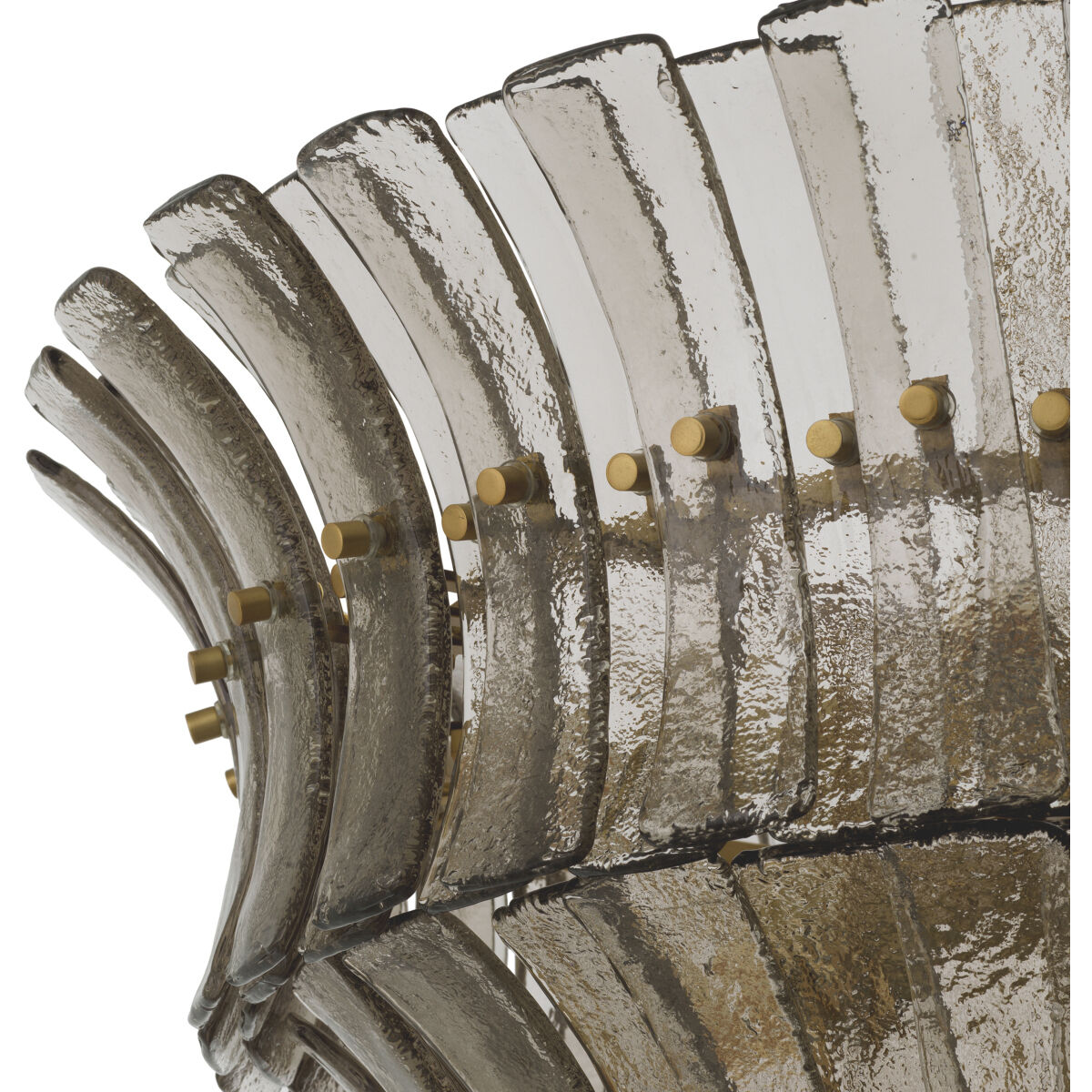 Toscano 10 Light 26.38 inch Antique Brass Chandelier Ceiling Light in Smoke Glass