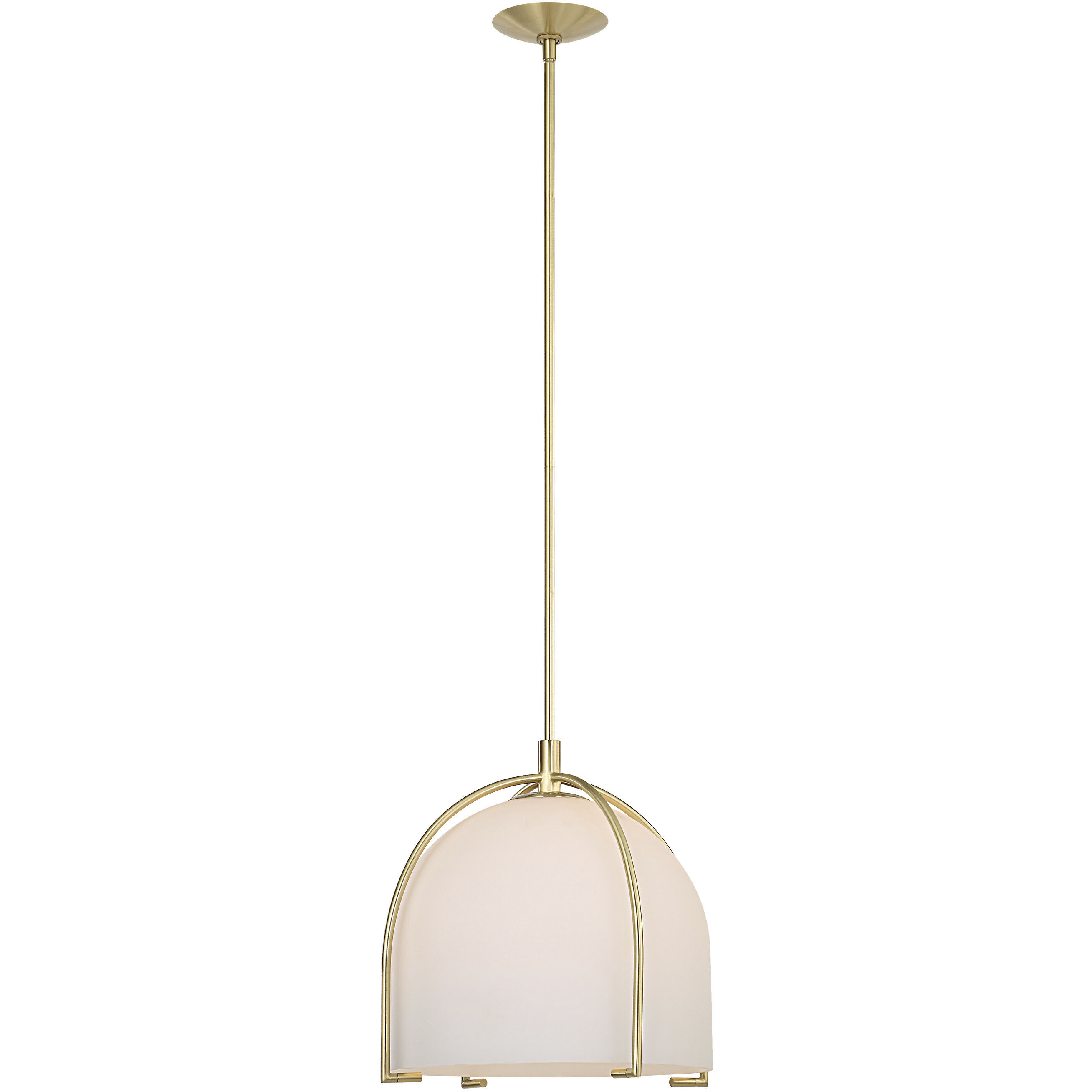 Alicante 1 Light 15.5 inch Milk White Pendant Ceiling Light