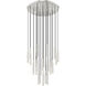 Forest LED 36 inch Brushed Nickel Chandelier Ceiling Light
