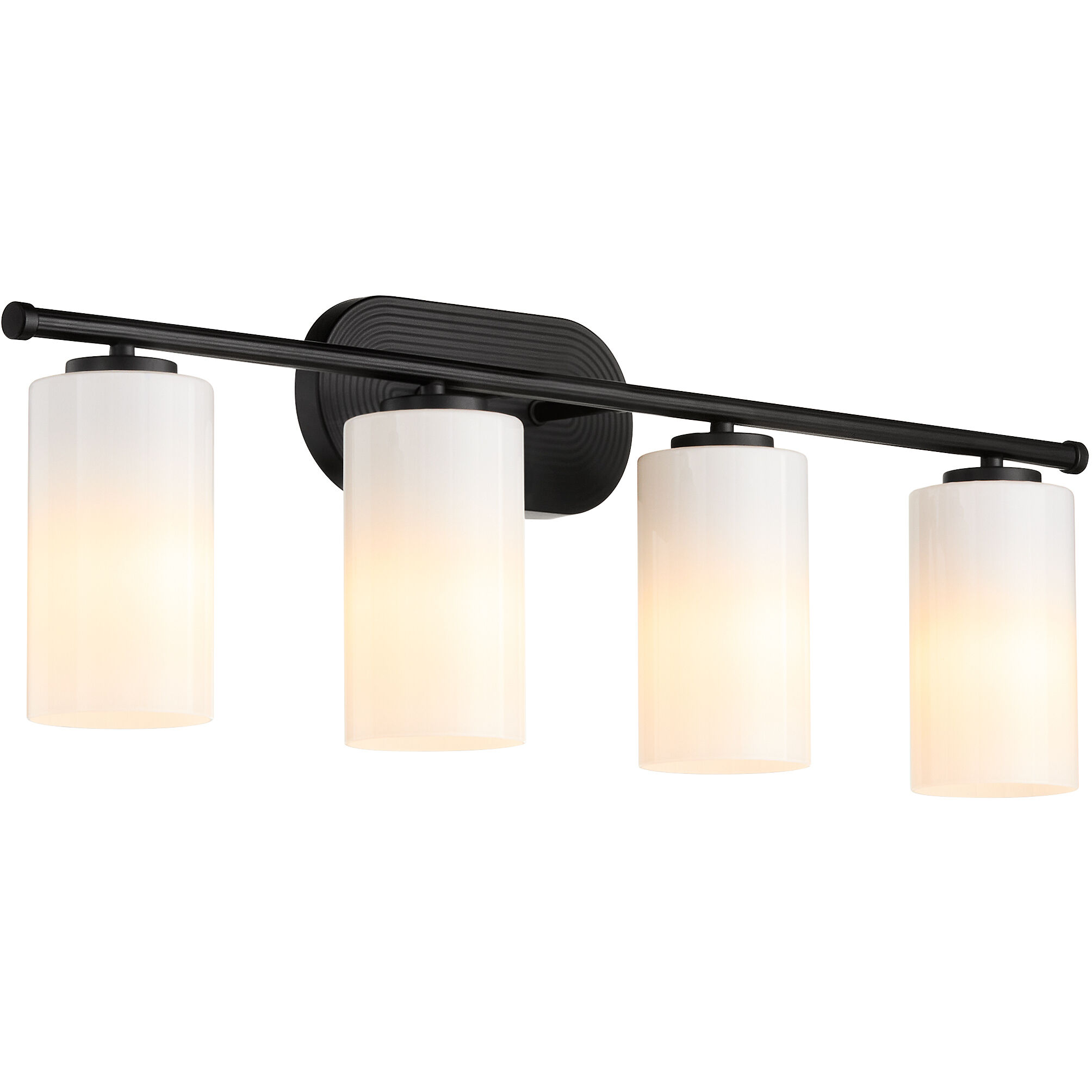 Belinder 4 Light 33 inch Matte Black Vanity Light Wall Light